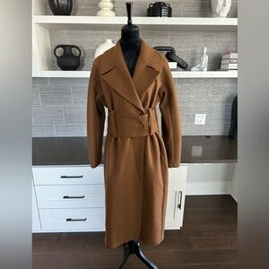 H&M wool coat in camel color